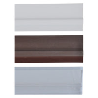 paraspifferi sottoporta con pinna in gomma mt. 1 marrone cod:ferx.8055712nlm