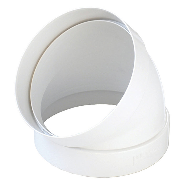 curva per aerazione canalizzata 45â° ømm. 100 cod:ferx.7013140nlm