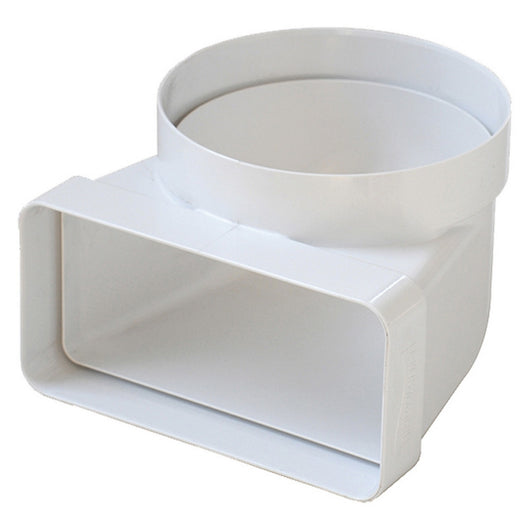 curva per aerazione canalizzata ømm. 125 - mm.150x70 cod:ferx.701342nlm