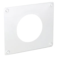 copriforo per tubi aerazione mm.190x160 - foro ømm. 100/125 cod:ferx.701376nlm