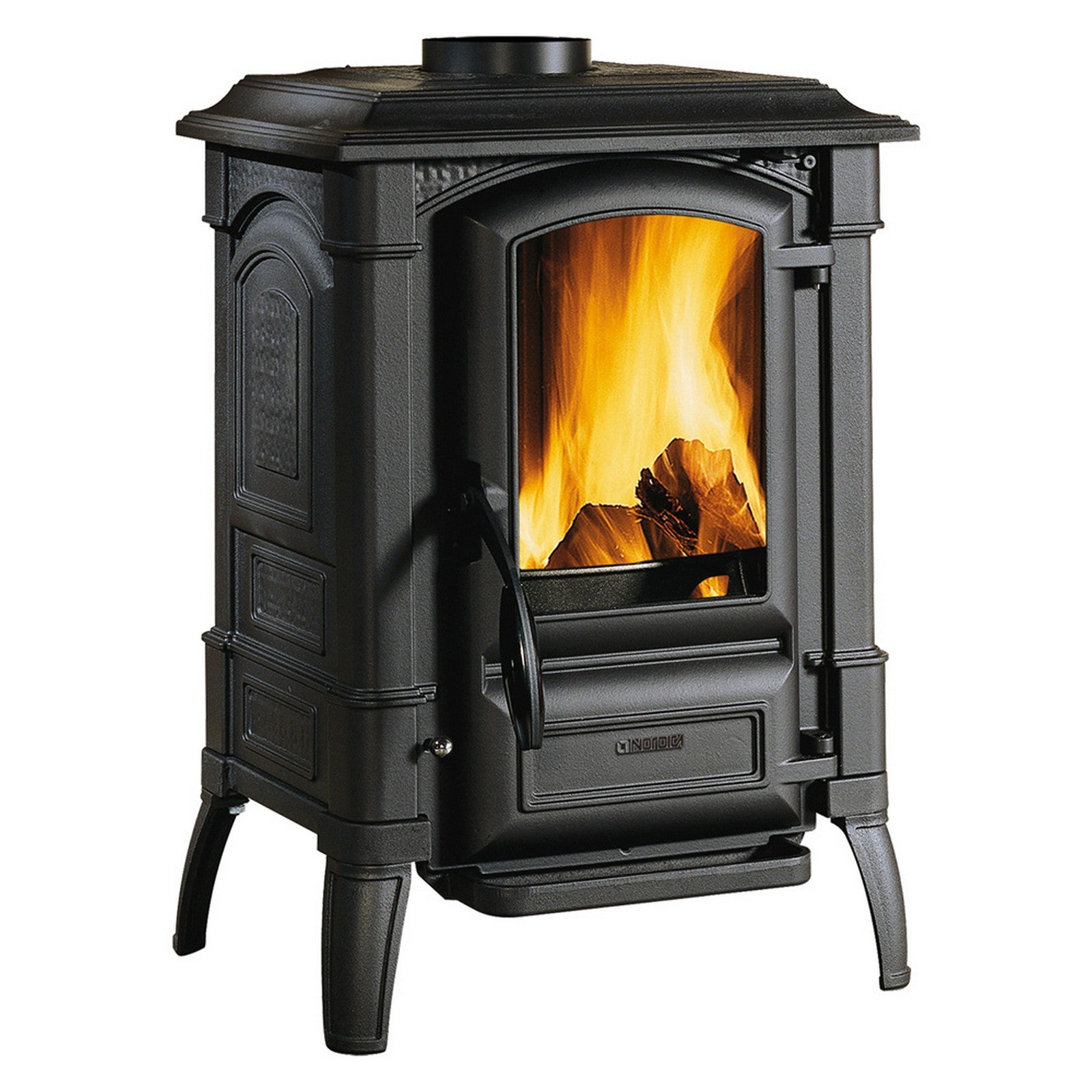 stufa a legna 'giulietta x 4.0' ghisa smaltata cod:ferx.700150nlm