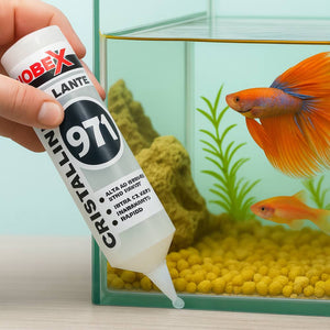 Sigillante adesivo trasparente nobex nb6671 per vetro e acquari
