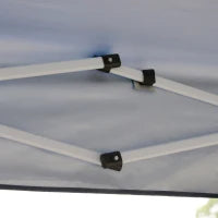 Gazebo Pieghevole e Impermeabile in Tessuto Oxford con Corde e Picchetti, 2.45x2.45x2.45 m, Blu