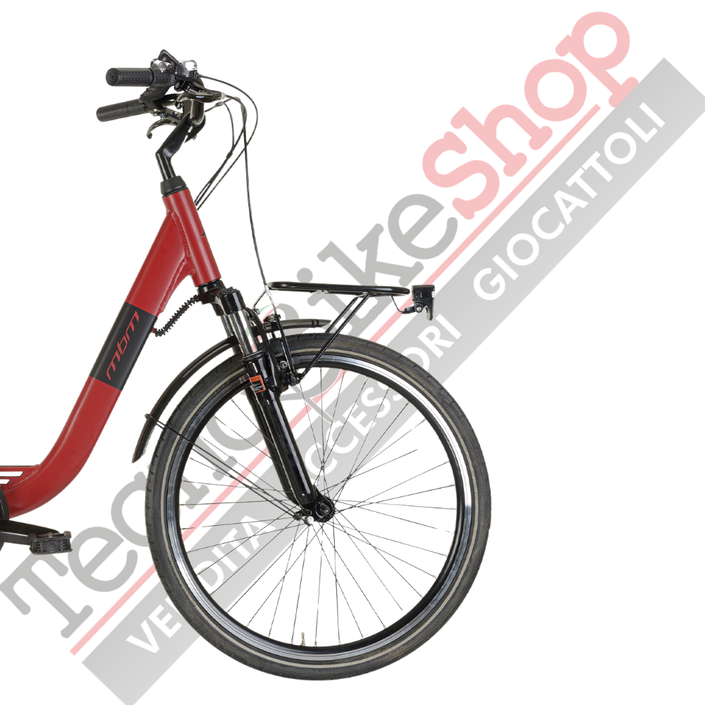 Bicicletta Elettrica A Pedalata Assistita MBM Rhea 24"-Rosso Opaco