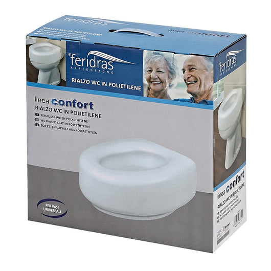 Rialzo per seduta wc universale 38x37x11 confortevole e igienico