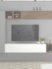 Ribalta, Vasistas di design, Bianco Lucido, ZLCINFRIBBI