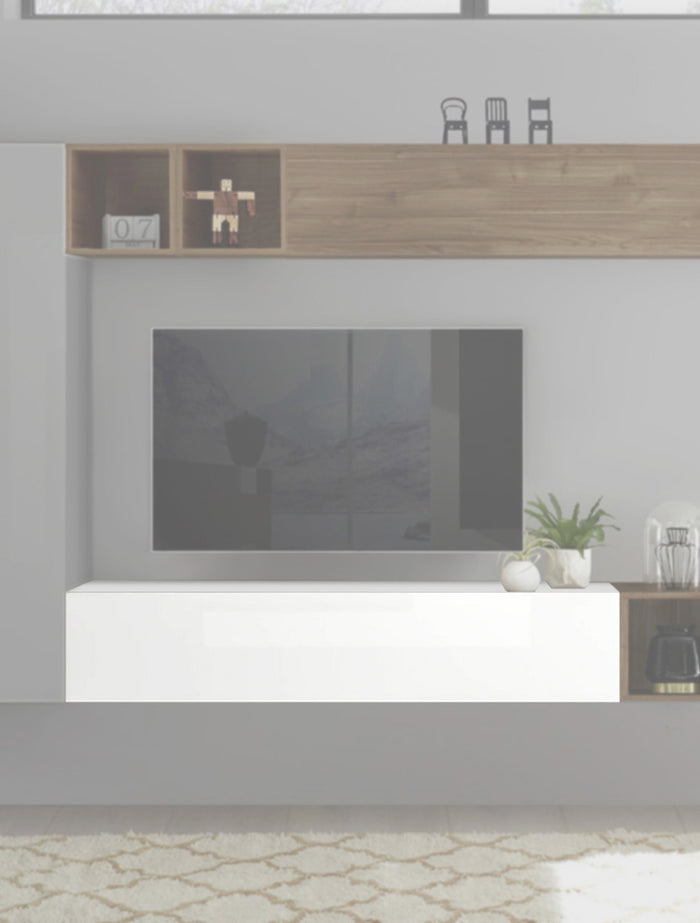 Ribalta, Vasistas di design, Bianco Lucido, ZLCINFRIBBI