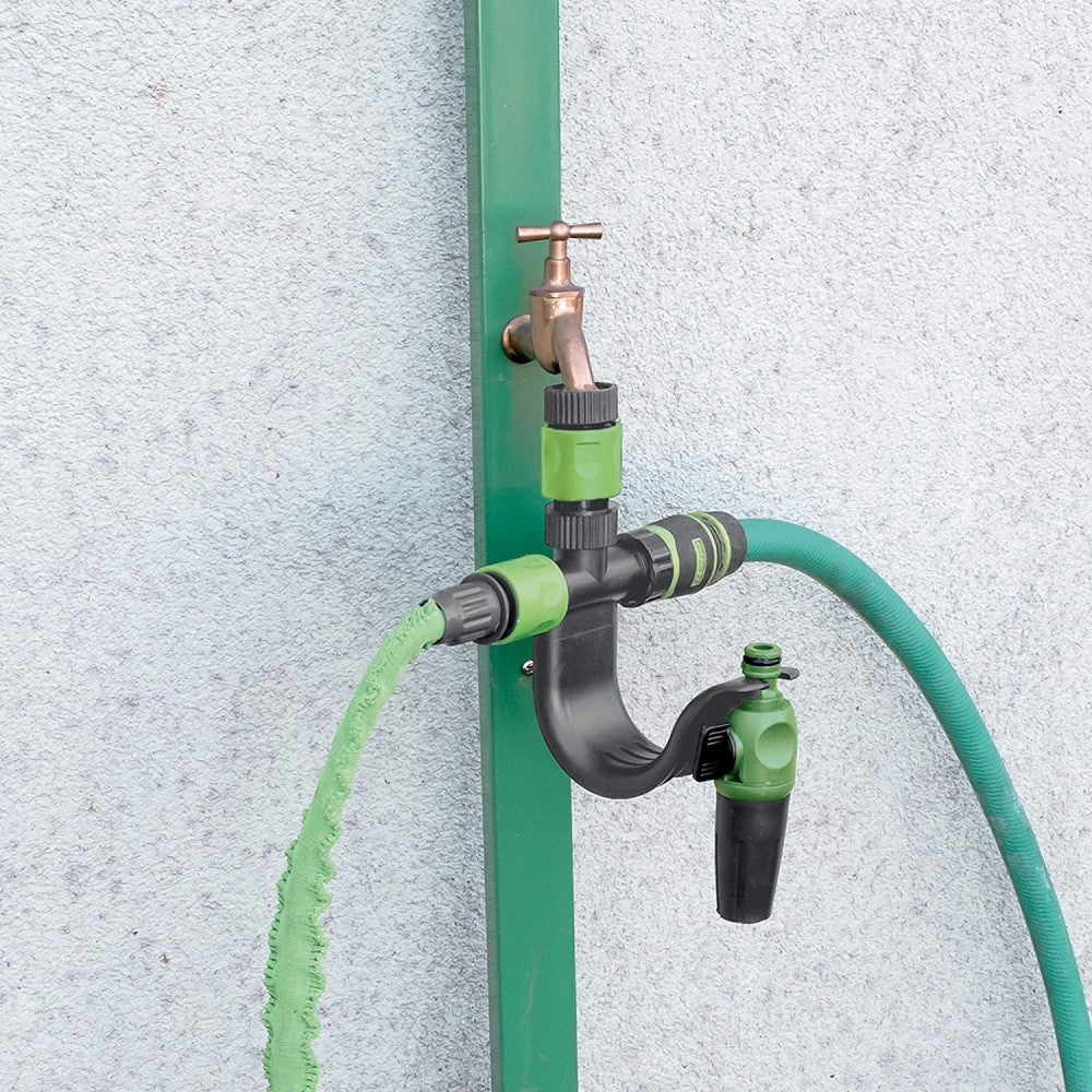 Ribimex supporto portatubo in plastica per rubinetto