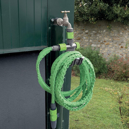 Ribimex supporto portatubo in plastica per rubinetto