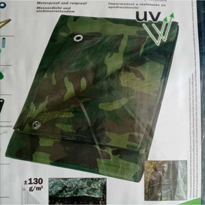 Ribimex telone protettivo mimetico occhiellato - 1,8x3mt