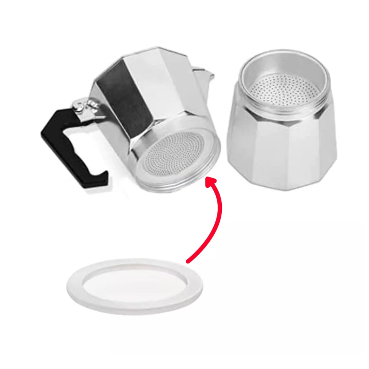 Guarnizione macchina caffe mezza tazza  ricambi guarnizione in silicone filtro caffè ricambio guarnizioni