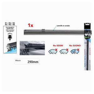 Ricambio Gommino Per Spazzola Tergicristallo Nero 29 Cm Maxtech Ter-rel001         