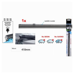 Ricambio Tergicristallo Gomma Spazzola Nero 41cm Alta Qualità  Maxtech Ter-rel003         