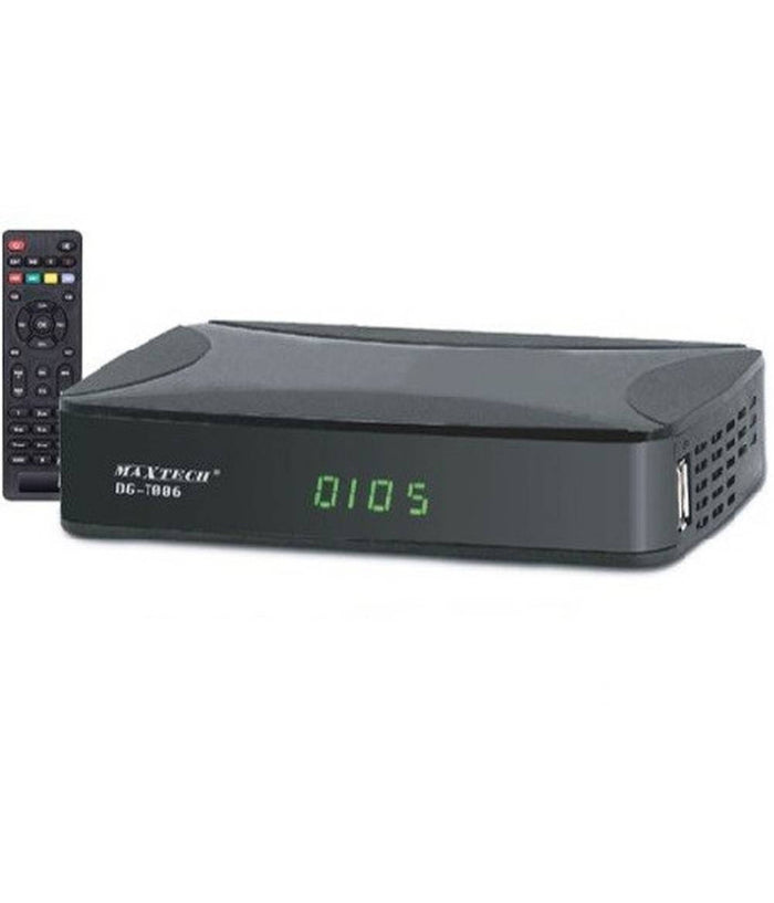 Ricevitore Decoder Digitale Terrestre Dvb-t2 H.265 10bit Lan Telecomando Dg-t006         