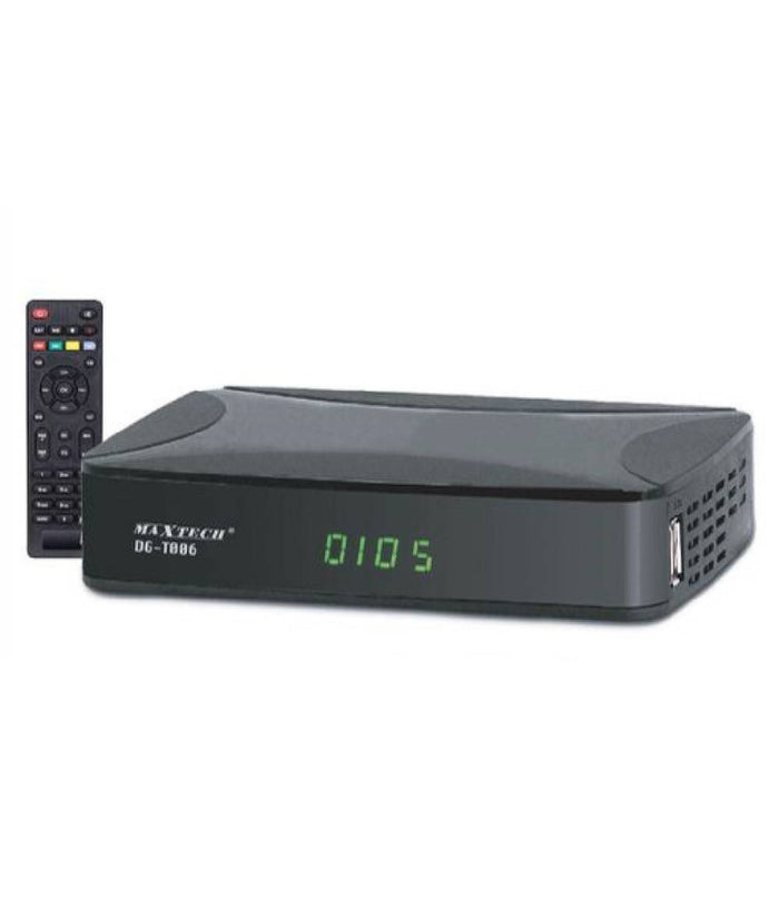Ricevitore Decoder Digitale Terrestre Dvb-t2 H.265 10bit Lan Telecomando Dg-t006         