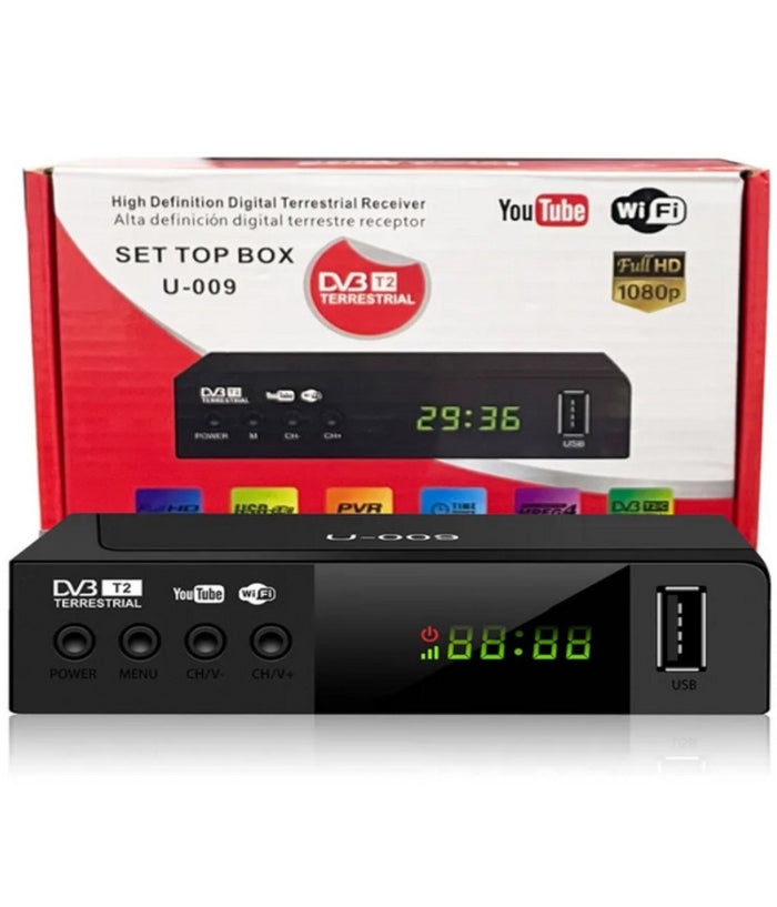 Ricevitore Digitale Terrestre Decoder Tv Scart Mpman Dvb-t 2012 Telecomando Usb         