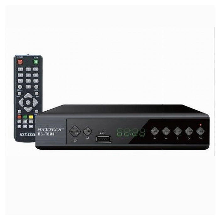 Ricevitore Digitale Terrestre H.265 Dvb-t2 Hevc 10bit Lan Scart Hdmi Usb Dg-t004         