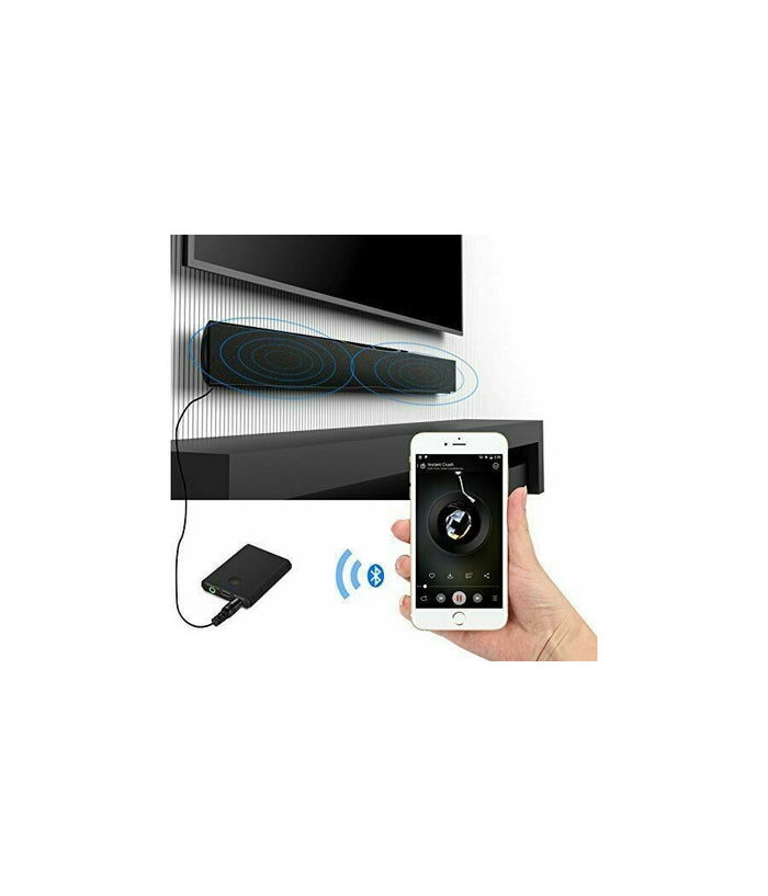 Ricevitore Trasmettitore Audio Ricaricabile Bluetooth Per Tv Stereo Cuffie Q-m21         