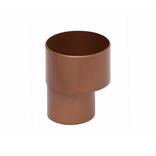 Riduzione ø100x80 (bicchiere sul ø maggiore) per pluviale : Colore - Rame rosso