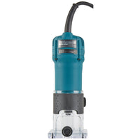 Trade Shop - Rifilatore 6mm Fresatrice 530w 3000rpm Ad Immersione Makita 3709 A Base Fissa -