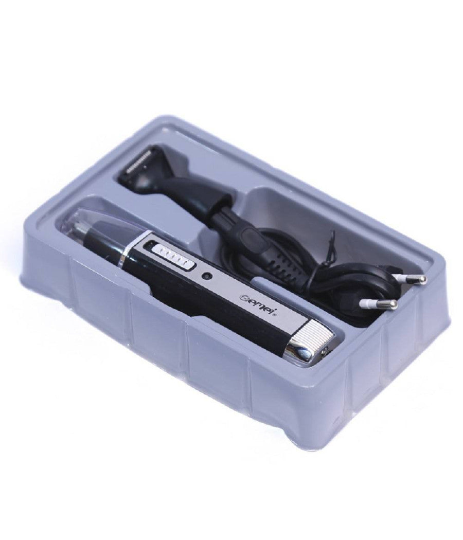 Rifinitore 2in1 Rasoio Naso Capelli Ricaricabile Professionale Elettrico Gm-3106         