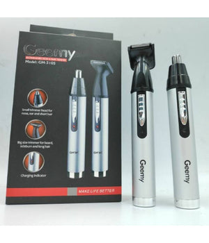 Rifinitore Elettrico Trimmer Per Naso Orecchie Capelli 2 In 1 Gm-3105 Senza Fili         