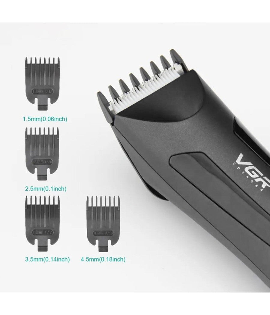 Rifinitore Professionale Capelli Corpo Impermeabile Ipx5 Display Led Uomo V-951         