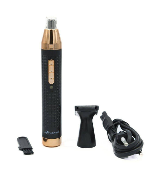 Rifinitore Trimmer A Batteria 2 In 1 Regola Barba Naso Orecchie Capelli Gm-3120         