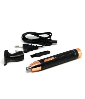 Rifinitore Trimmer A Batteria 2 In 1 Regola Barba Naso Orecchie Capelli Gm-3120         