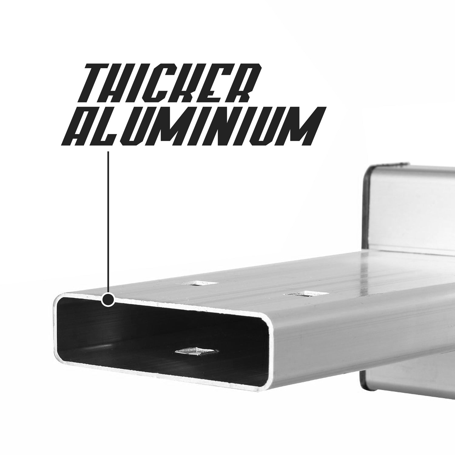 Boudech - RIG-4x4 Scala pieghevole multiuso in alluminio con piattaforma a ponteggio per impalcatura