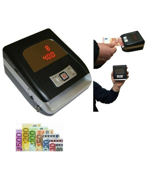 Rilevatore Banconote False Money Detector Negozio Portatile Rileva Soldi         