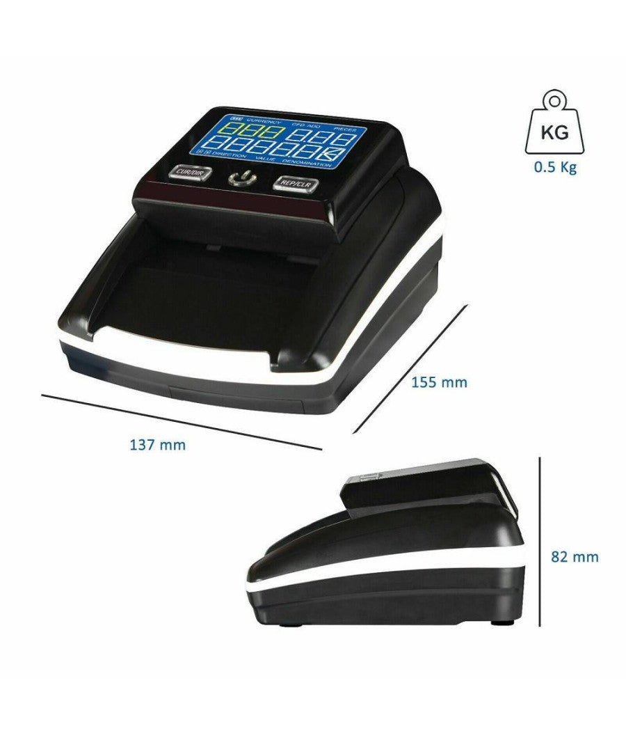 Rilevatore Banconote False Money Detector Negozio Verifica Rileva Soldi         