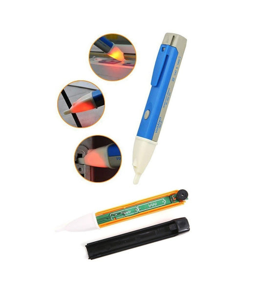 Rilevatore Verifica Di Tensione Corrente Elettrica Penna Tester Led 90v 1000v         
