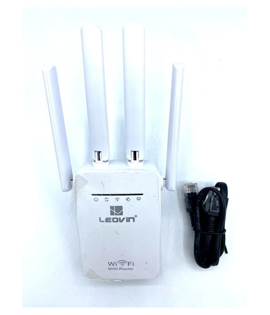 Ripetitore Del Segnale Wireless Con 4 Antenne 2 Porte Wifi Range Extender Router         