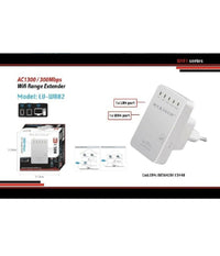 Ripetitore Segnale Wireless Wifi Amplificatore Range Extender Lan Maxtech Lv-wr02         