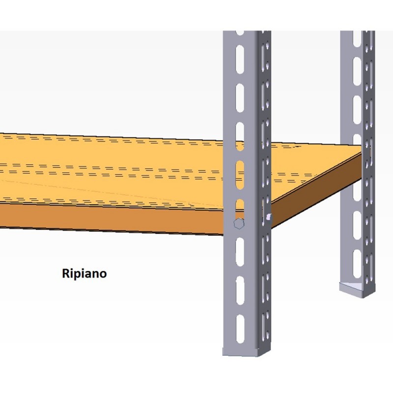 Ripiano Grigio Grima 90X30 Cm