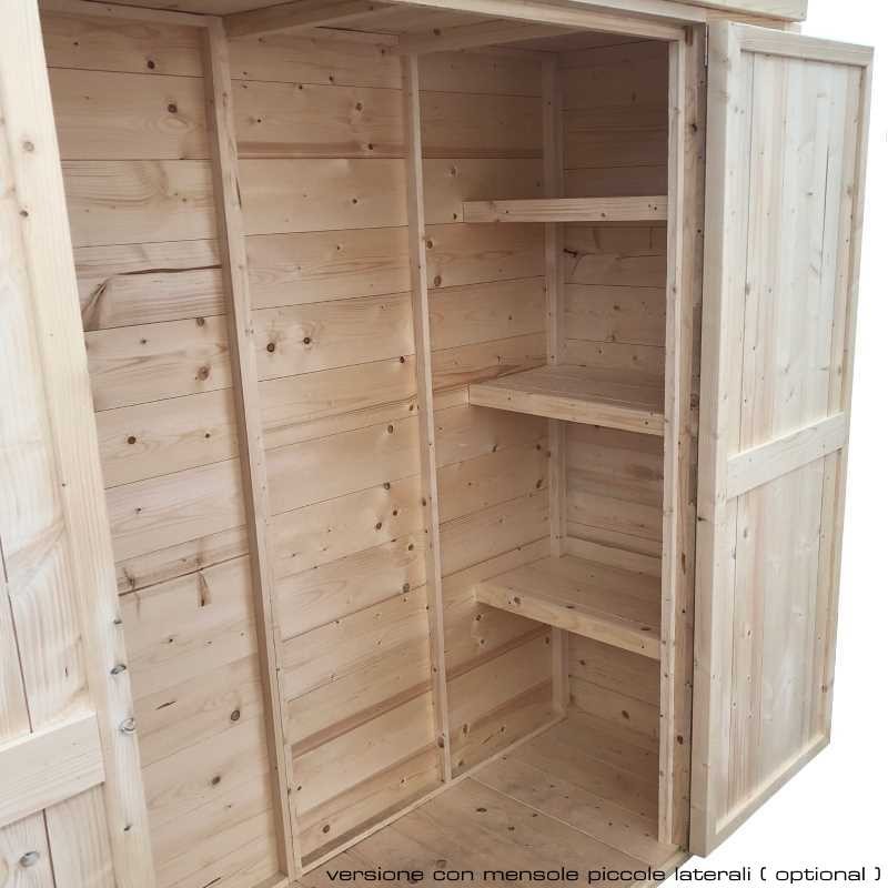 Ripostiglio mis 198 x 64 cm (tetto dritto) - Home Idea Italia