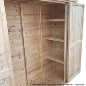 Ripostiglio mis 198 x 64 cm (tetto dritto) - Home Idea Italia