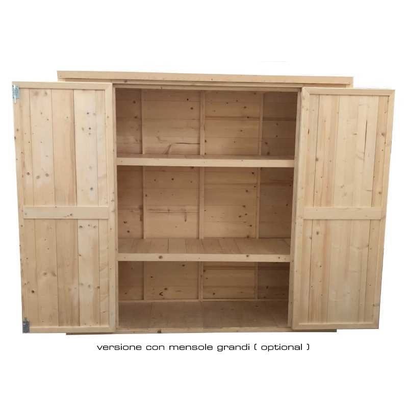 Ripostiglio mis 198 x 64 cm (tetto dritto) - Home Idea Italia