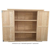 Ripostiglio mis 198 x 64 cm (tetto dritto) - Home Idea Italia