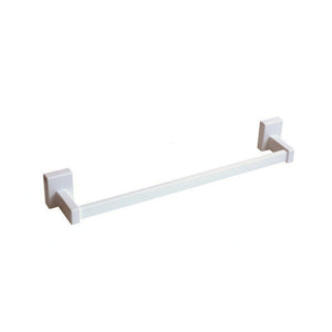 Pika' porta asciugamani 45 centimetri monica fissaggio adesivo metallo bianco