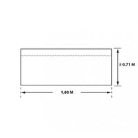 Rivestimento in Legno Abete Massiccio di Forma Esagonale per Spa e Piscine Diametro 180 cm