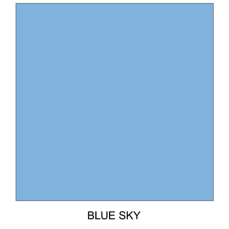 Rivestimento Liner Elbtal Elite In Pvc-p Armato, A Rotoli Da 25 X H 1,65 M - 41,25 M² - Blu Sky