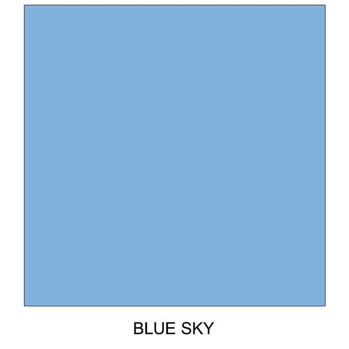 Rivestimento Liner Elbtal Elite In Pvc-p Armato, A Rotoli Da 25 X H 1,65 M - 41,25 M² - Blu Sky