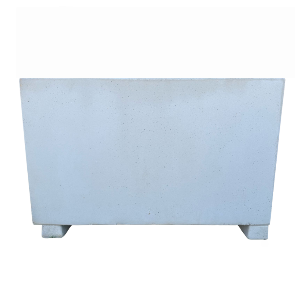 Fioriera giardino cemento effetto pietra l.100xp.30xh.60 cm serie ostuni