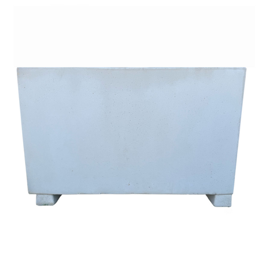 Fioriera giardino cemento effetto pietra l.100xp.30xh.60 cm serie ostuni