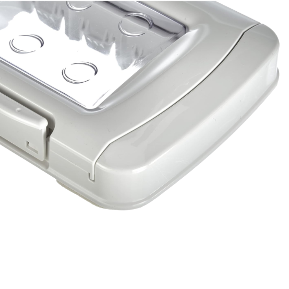 Gewiss placca autoportante 3 posti stagna impermeabile per esterno da parete *** colore bianco, confezione 1