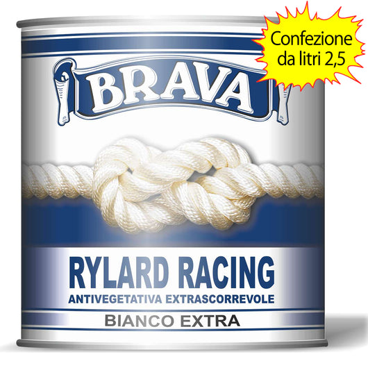 Antivegetativa rylard racing bianco extra litri 2,5 a base di ptfe brava