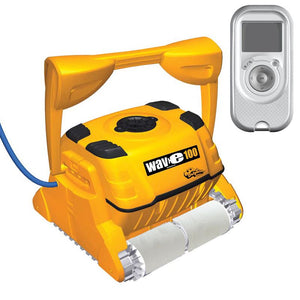 Robot Piscina Dolphin Wave 100 Con Spazzole Kanebo, Carrello Caddy E Telecomando