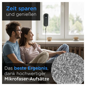 Trade Shop - Robot Pulizia Finestra Con Spruzzo Acqua Intelligente Bifacciale 5600pa Controllo App -